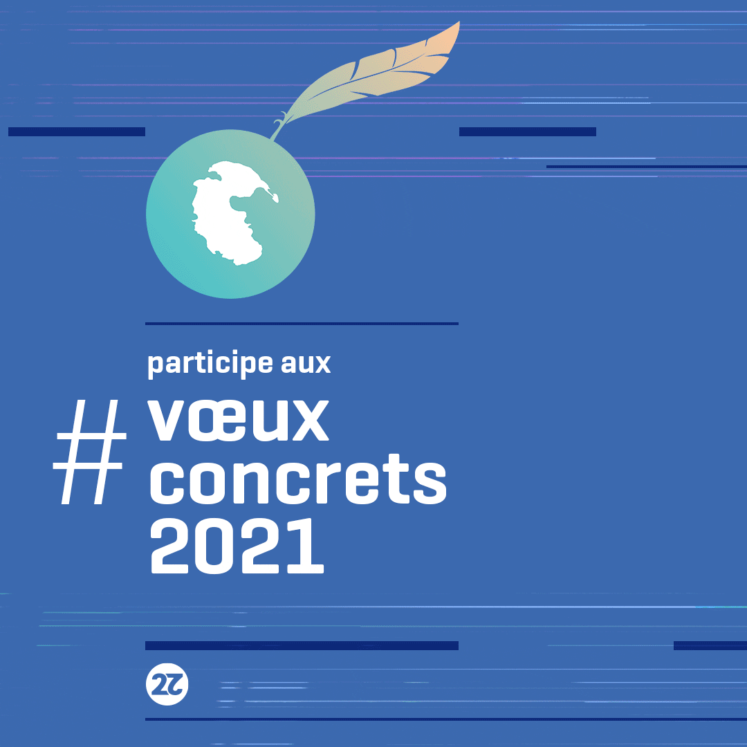 La plume du futur participe à la campagne de communication co construite pour les Voeux concrets 2021