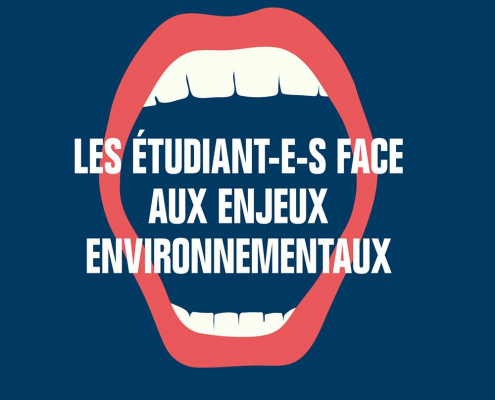 Les étudiants face aux enjeux environnementaux