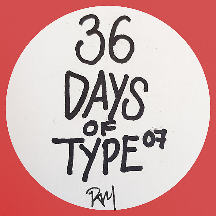 36 days of type ou comment revisiter le design de l'alphabet
