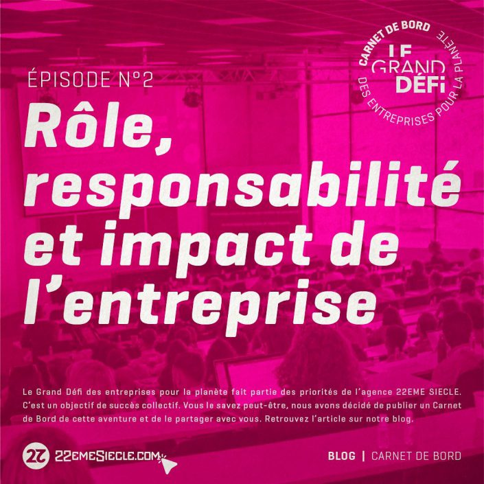 Grand Defi sur le thème : Role Responsabilite Entreprise à l'université Catholique de Lille