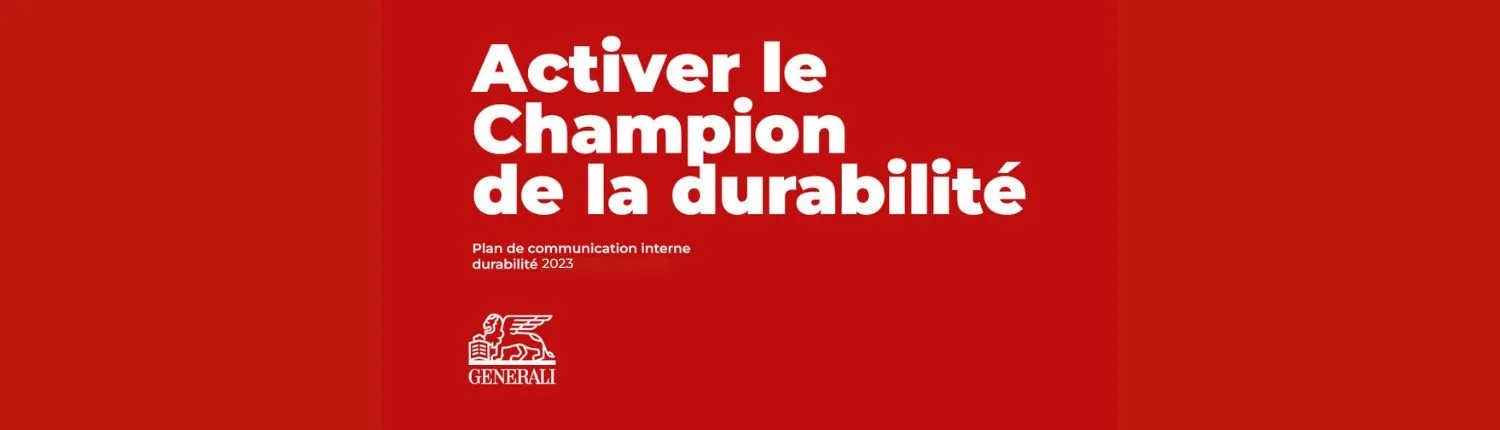 Plan communication interne durabilité Generali